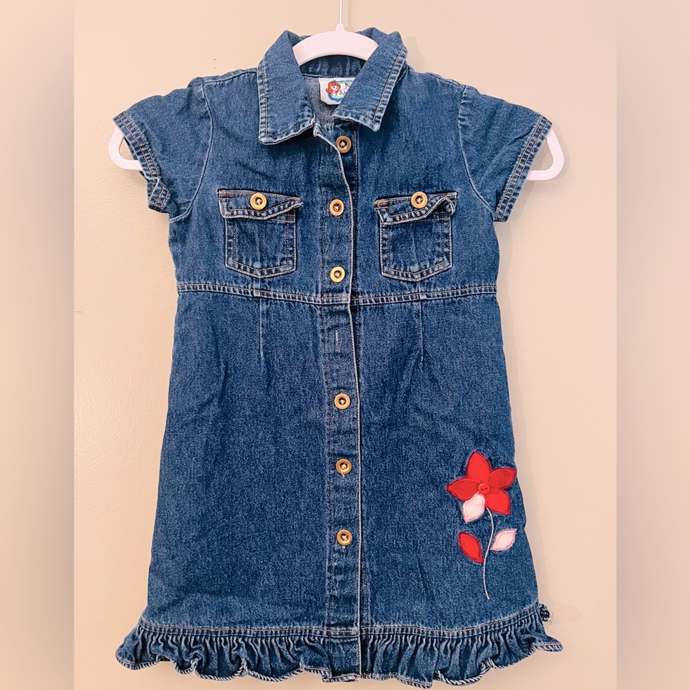 No Kidding Vintage Little Girl Dress